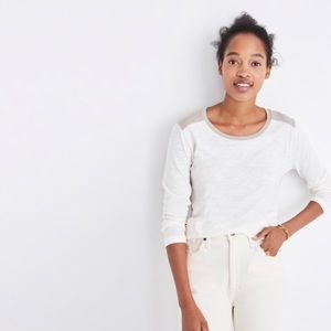 Madewell Whisper Cotton Long-Sleeve crewneck tee